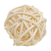 Ivory Twiggy Rattan Balls - 1.25" (Set of 12)