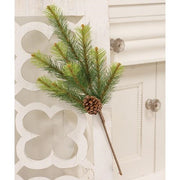 Empire Pine Spray with Pinecone - 24"