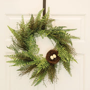 Mossy Fern & Birdnest Wreath