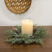 Durham Cedar - Birch Pinecone Candle Ring - 3.5"