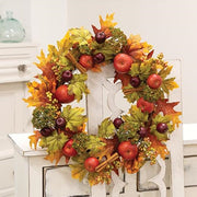 Harvest Apple & Cinnamon Wreath - 24"