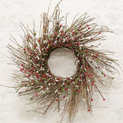 Holiday Combo Pip Twig Wreath - 16"