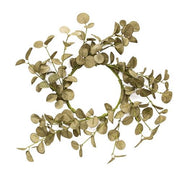 Foamy Silver Dollar Wreath - Sage - 16"