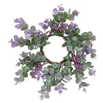 Lavender Eucalyptus with Seeds Candle Ring