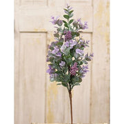 Lavender Eucalyptus with Seeds Bush - 19"