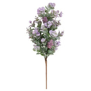 Lavender Eucalyptus with Seeds Bush - 19"