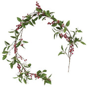 Burgundy Sugar Berry & Herb Garland