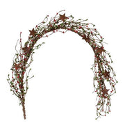 Pip Berry Garland With Stars - Holiday Combo - 40"