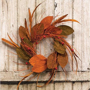 Fall Magnolia - Pine - & Podka Wreath - 17"