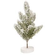 Snowy Spruce Mini Tree on Base - 10"