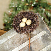 Icy Nest With Eggs Pick, Large