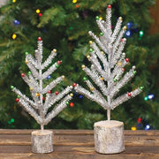 Snazzy Silver Tinsel Tree - 12"