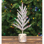 Snazzy Silver Tinsel Tree - 16"