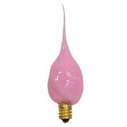 Pastel Pink Bulb - Candelabra Base - 4W