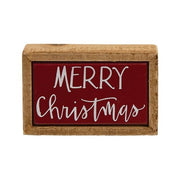 Merry Christmas Mini Block Sign