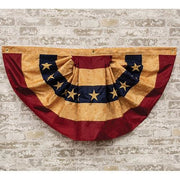 Tea-Stained Nylon Americana Bunting