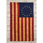 Tea-Stained Nylon Betsy Ross Flag - 60x36