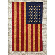 Tea-Stained Nylon American Flag - 60x36