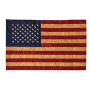 Tea-Stained Nylon American Flag - 60x36