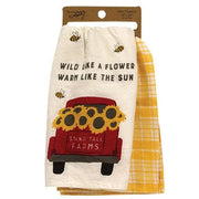 Wild Like a Flower Kitchen Towels (Set of 2)