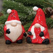 Mr. & Mrs. Santa Gnome Salt & Pepper Shakers (Set of 2)