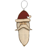 Distressed Wood Father Christmas Ornament