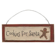 Cookies for Santa Distressed Wooden Layered Sign