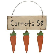 Distressed Wooden "Carrots" Hanger