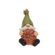 Resin Sitting Gnome Figures (Set of 3)