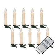 Ivory Remote Clip Tapers (Set of 10)