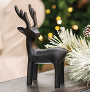 Cast Iron Standing Reindeer Figurine
