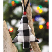 Black & White Buffalo Check Tree Ornament