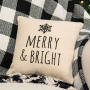 Merry & Bright Natural Pillow