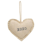 You & Me Fabric Heart Ornament  (2 Count Assortment)