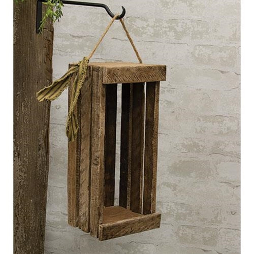Lath Hanging Crate - 16"