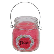 Mom Wreath Jar Candle - 6oz - Strawberry Lemonade