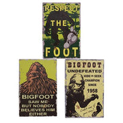 Bigfoot Tin Sign  (3 Count Assortment)