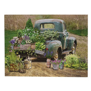 Garden Market Truck Canvas Print