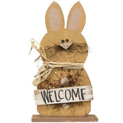 Chubby "Welcome" Bunny on Base - 24"