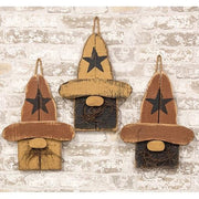 Rustic Hanging Fall Pallet Gnome  (3 Count Assortment)