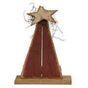 Rustic Wood Pointy Tree - 12" (3 Count Assortment)