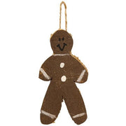 Rustic Wood Baby Gingerbread Ornament