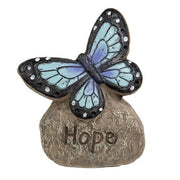 Resin Butterfly Messenger Stone  (3 Count Assortment)