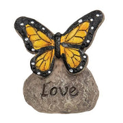 Resin Butterfly Messenger Stone  (3 Count Assortment)