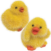 Flocked Resin Baby Duck or Chick  (2 Count Assortment)