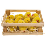 Flocked Resin Baby Duck or Chick  (2 Count Assortment)