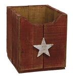 Large Rustic Wood Pallet Planter with Star  (4 Count Assortment)