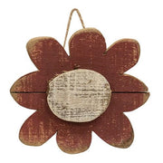 Rustic Pallet Hanging Daisy  (4 Count Assortment)