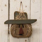 Hanging Round Lath Scarecrow Head