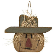 Hanging Round Lath Scarecrow Head
